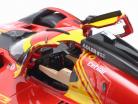 Ferrari 499P #50 第六名 WEC 卡塔尔 2024 Molina, Nielsen, Fuoco 1:18 Bburago
