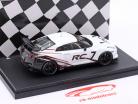 Nissan Nismo GT-R RC 建造年份 2010 白色的 / 黑色的 1:43 Ebbro