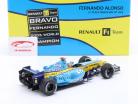 Fernando Alonso Renault R25 #5 3 brasiliansk GP formel 1 Verdensmester 2005 1:18 Minichamps