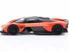 Aston Martin Valkyrie ano de construção 2021 cosmos laranja 1:18 Schuco