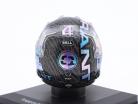 Lando Norris McLaren F1 Team #4 2do Singapur GP fórmula 1 2023 casco 1:5 Spark