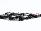 7-Car Set Lewis Hamilton 7 fois formule 1 Champion du monde 1:43 Minichamps