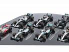 7-Car Set Lewis Hamilton 7 gange formel 1 Verdensmester 1:43 Minichamps