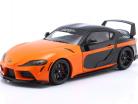 Toyota GR Supra Streetfighter Año de construcción 2024 naranja / negro 1:18 Solido