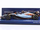 L. Sargeant Williams FW45 Gulf Livery #2 Cingapura GP fórmula 1 2023 1:43 Minichamps