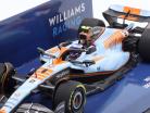 L. Sargeant Williams FW45 Gulf Livery #2 Cingapura GP fórmula 1 2023 1:43 Minichamps