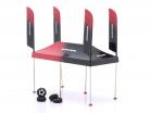 Paddock Servicetent Advan zwart / rood 1:64 TrueScale