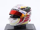 L. Hamilton Mercedes-AMG Petronas #44 EUA GP fórmula 1 Campeão mundial 2015 capacete 1:5 Spark