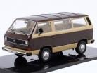 Volkswagen VW T3 (Type 2) Caravelle year 1981 brown / beige 1:43 Ixo