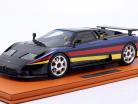 Bugatti EB110 SS Bouwjaar 1994 zwart met decor 1:12 TopMarques