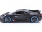 Bugatti Divo 50th Bburago Anniversary 2018 tapis noir / carbone fibre 1:18 Bburago