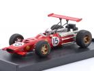 Chris Amon Ferrari 312 F1 #15 Espanha GP fórmula 1 1969 com figura do motorista 1:43 Brumm