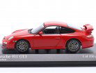 Porsche 911 (997) GT3 建設年 2009 警備員 赤 1:43 Minichamps
