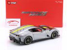 Ferrari 812 Competizione year 2021 grey metallic 1:18 Bburago Signature