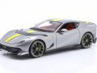 Ferrari 812 Competizione year 2021 grey metallic 1:18 Bburago Signature