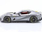 Ferrari 812 Competizione year 2021 grey metallic 1:18 Bburago Signature