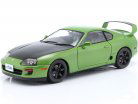 Toyota Supra MK4 (A80) 建造年份 1993 绿色的 黑色的 1:18 Solido