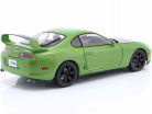Toyota Supra MK4 (A80) 建造年份 1993 绿色的 黑色的 1:18 Solido