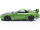 Toyota Supra MK4 (A80) 建造年份 1993 绿色的 黑色的 1:18 Solido