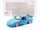 Porsche 911 (993) Clubsport Bouwjaar 1997 Rivièra blauw 1:18 Solido