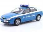 Alfa Romeo 156 Polizia 建造年份 1998 浅蓝色 1:18 Triple9