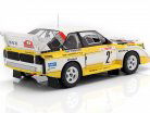 Audi Sport Quattro S1 E2 #2 cuarto Rallye Monte Carlo 1986 Röhrl, Geistdörfer 1:18 Ixo