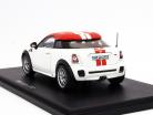 Mini Coupe 2012 blanc avec des rayures rouges 1:43 Spark