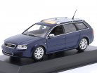 Audi RS6 Avant (C5) 建造年份 2002 蓝色的 金属 1:43 Minichamps