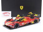 Ferrari 499P #50 Sieger 24h LeMans 2024 Fuoco, Molina, Nielsen 1:18 Bburago