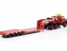 Berliet TB 015 M3 6x4 Dieplader Bouwjaar 1967 rood / wit 1:43 Ixo
