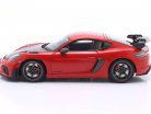 Porsche Cayman GT4 RS 魏斯阿赫套件 2024 红色的 1:18 Minichamps