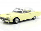 Ford Thunderbird Hardtop Coupe Byggeår 1966 lys gul / hvid 1:18 KK-Scale
