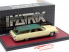 Cadillac DeVille ASC Wagon Dean Martin 1972 crème / vert 1:43 Matrix