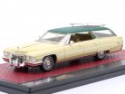Cadillac DeVille ASC Wagon Dean Martin 1972 crème / vert 1:43 Matrix