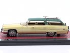 Cadillac DeVille ASC Wagon Dean Martin 1972 crème / vert 1:43 Matrix