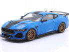 Ford Mustang Shelby Super Snake Année de construction 2024 bleu métallique 1:18 Solido