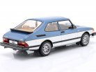 Saab 900 Turbo bleu métallique / argent 1:18 ModelCar Group