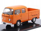 Volkswagen VW T2b Двойная каюта Pick-Up 1972 апельсин 1:43 Ixo