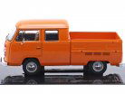 Volkswagen VW T2b Двойная каюта Pick-Up 1972 апельсин 1:43 Ixo