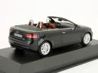 Audi A3 Cabriolet, Phantom Black / phantom nero 2008 1:43 Minichamps