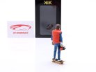 chiffre Marty avec skateboard 1:18 Échelle KK