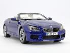 BMW M6 Cabriolet Blå 1:18 Paragon Models