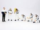 L'équipe Martini Racing Pit Stop figures Set 1:18 TrueScale