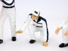 L'équipe Martini Racing Pit Stop figures Set 1:18 TrueScale