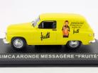 Simca Aronde Messagere Fruite jaune 1:43 Altaya