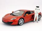 McLaren MP4-12C Top Gear bouwjaar 2011 oranje 1:18 Minichamps