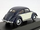Volkswagen Fusca azul - branco Schuco 1:43