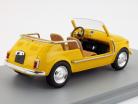 フィアット500ジョリー黄色1:43スパーク