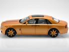 Rolls Royce Ghost ouro / marrom / prata 1:18 Kyosho