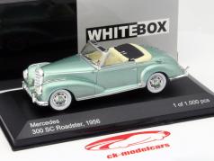 Mercedes-Benz 300 (W186) SC Roadster År 1956 grøn 1:43 WhiteBox